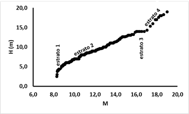 Diagrama h - M del Bosque Alto Abierto